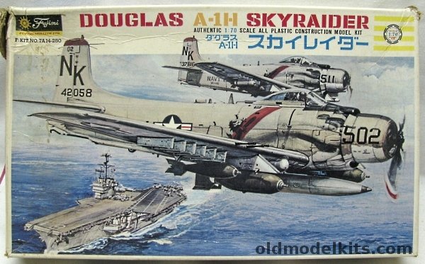 Fujimi 1/70 Douglas A-1H or AD-6 Skyraider, 7A14-250 plastic model kit